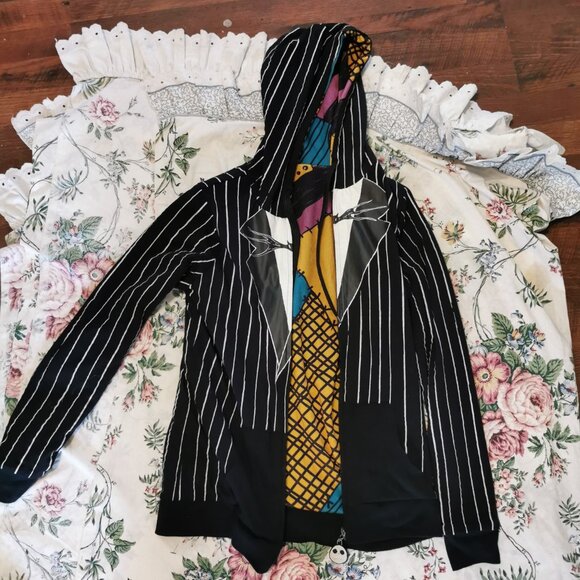 Disney Nightmare Before Christmas Reversible Jacket Adult Small 0092 - Picture 4 of 8